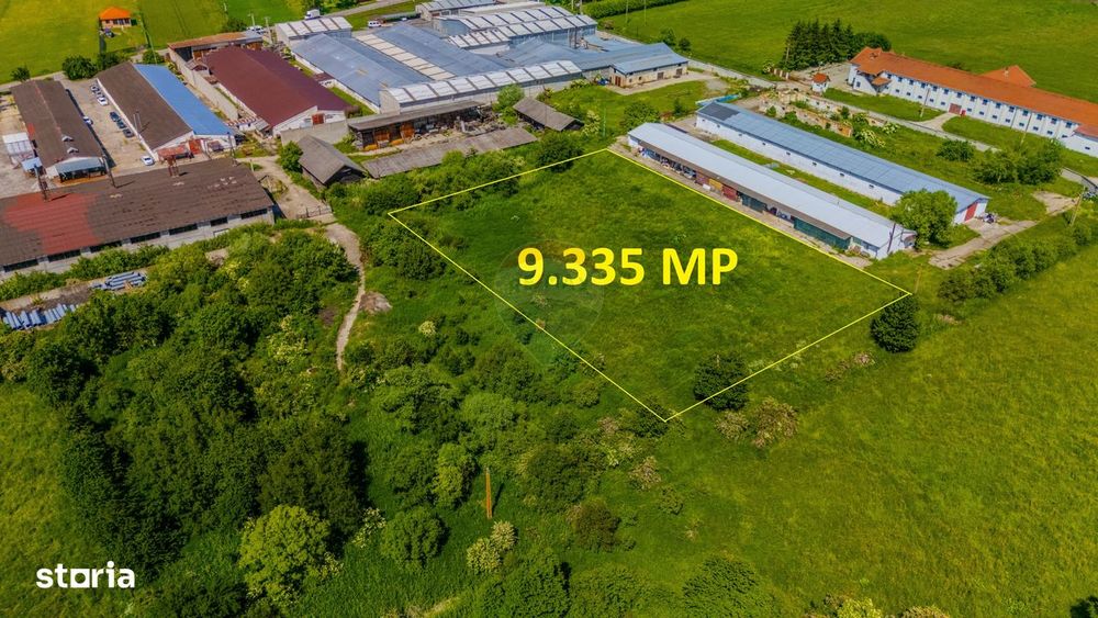 Închiriez Teren Industrial 9.335 mp – Teliu, Brașov (DN10) – Acces TIR