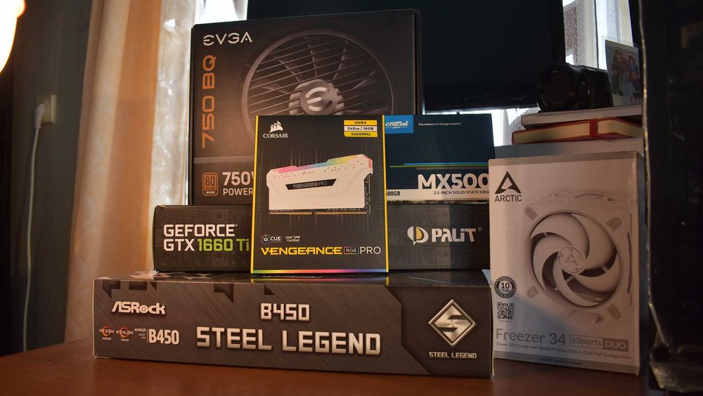 Настолен компютър (Ryzen 5 3600, GTX 1660 Ti, 16GB RAM)