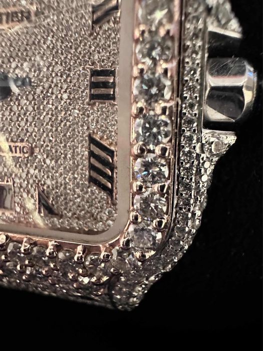Iced Out Cartier Santos