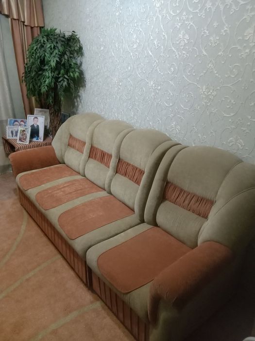 Диван выдвижной+кресло