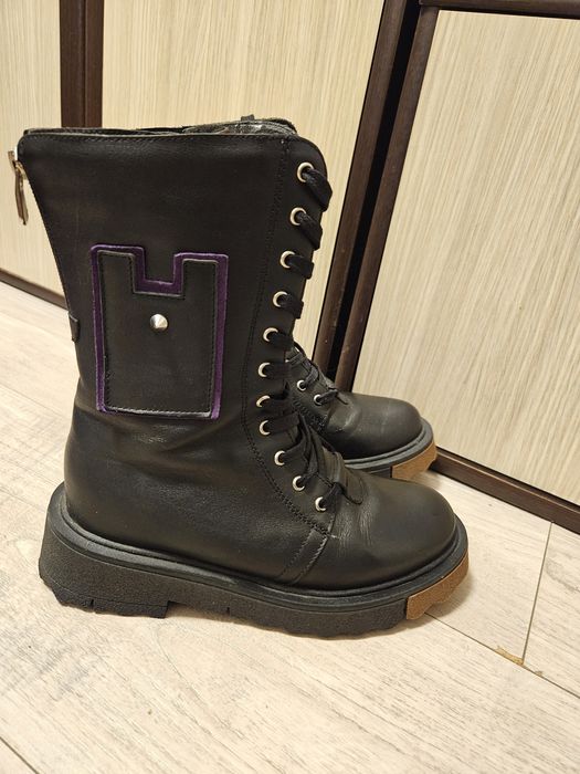 Bocanci piele marimea 37