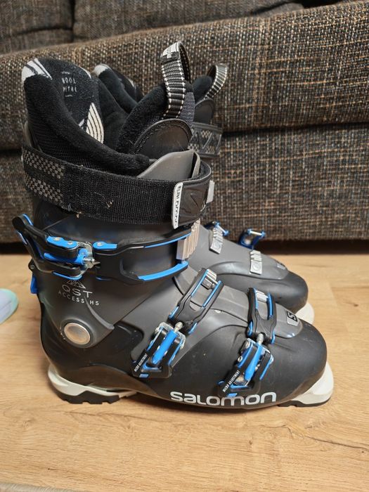Clapari ski Salomon QST Access HS, mărimea 27 – stare foarte bună