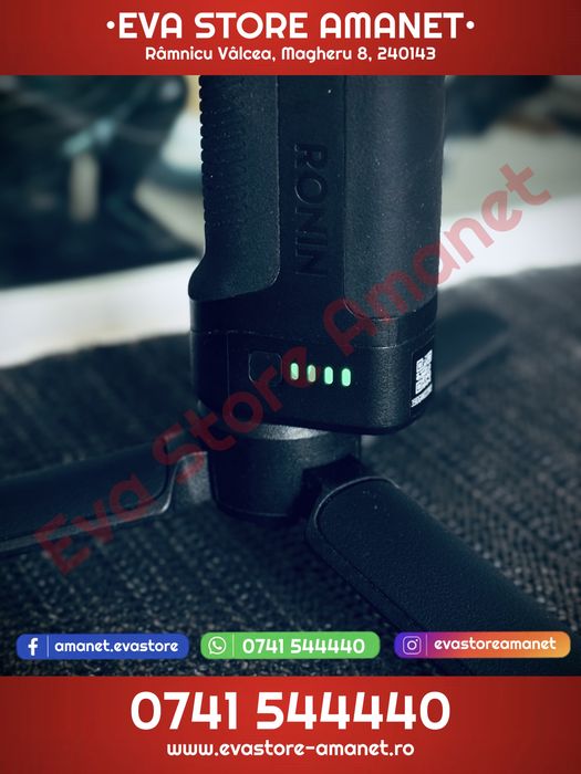 Gimbal DJI Ronin-SC Stabilizator pe 3 axe pentru camere mirrorless + DJI Ronin-SC Focus Motor + Clamp/suport pentru telefon