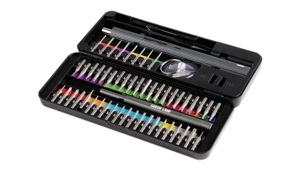 Green Набор электрических отверток  58 в 1