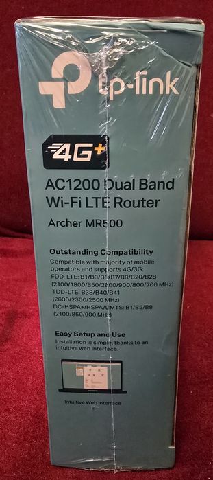 Router TP-LINK Archer MR500, Dual-Band, 4G+, SIGILAT, GARANTIE 2 ANI