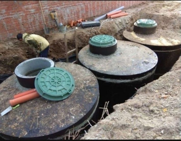 Установка септика под ключ