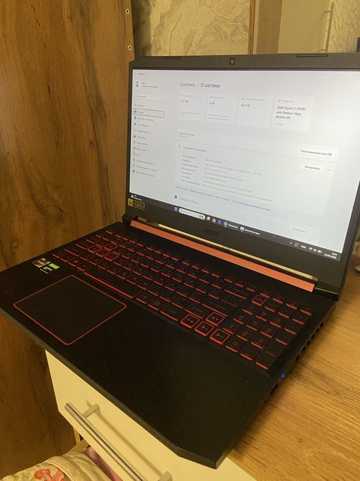 Acer Nitro 5 | Ryzen 5 | 16GB RAM | SSD | Обслужен