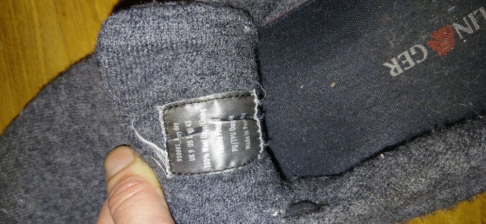 Incaltaminte 43  din lana merinos  pt,bărbați.