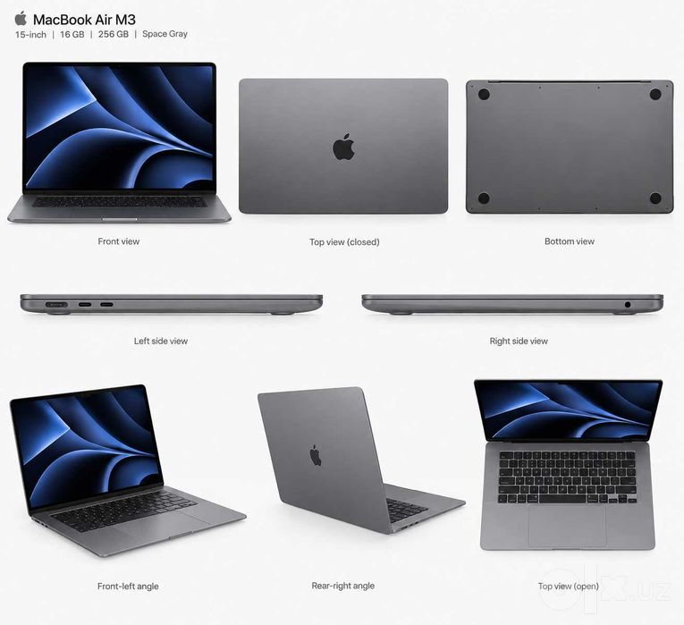 Macbook M3 16/256 15 dyum