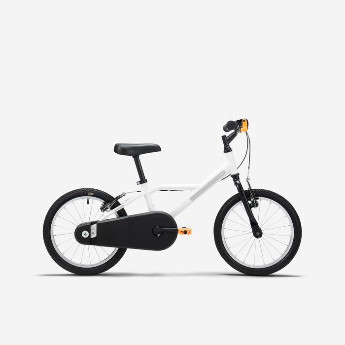 Bicicletă 16 inch 4-6 ani Discover 100 Alb - (SecondHand) Decathlon