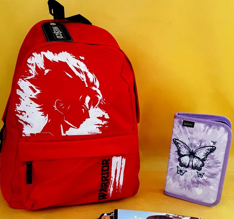 Ghiozdan tip rucsac premium cu penar echipat+ BONUS 10 caiete - 80 Lei