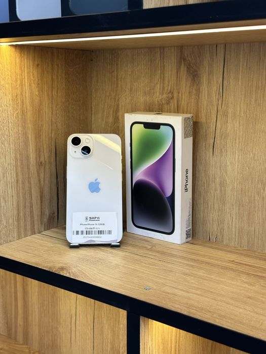 айфон 14 белый 80%