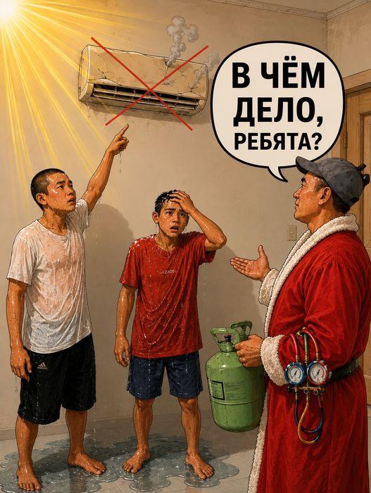 заправка фреона. Ремонт кондиционеров