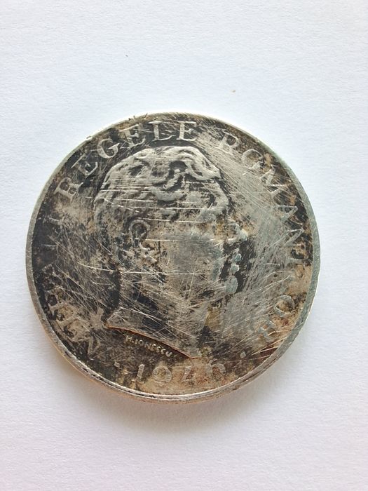 Monedă de argint 100000 lei cu regele Mihai