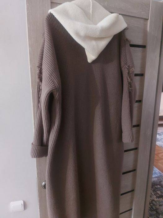 Продам вязанное пальто кардиган