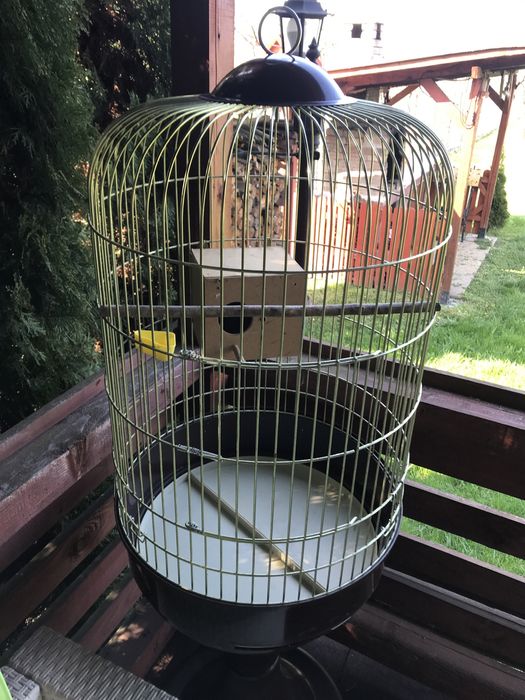 Colivie papagali cu stativ