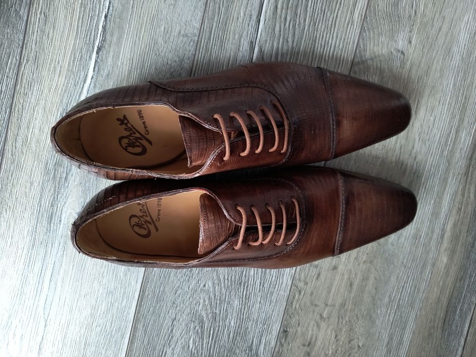 Pantofi din piele naturala mărimea 43 culoare maro