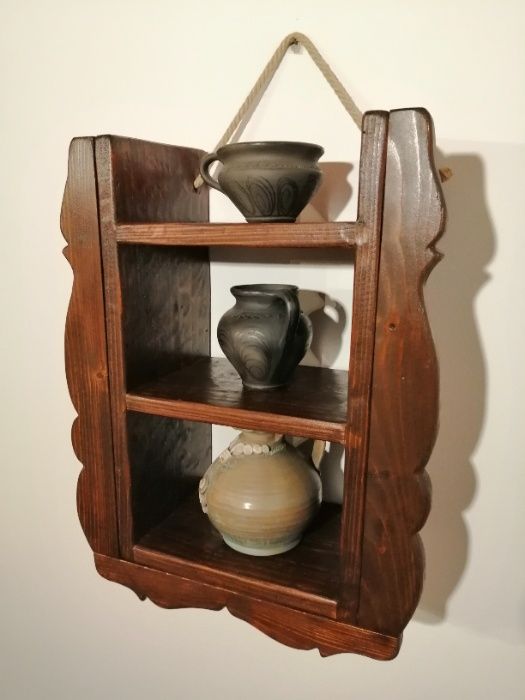 Vand etajera rustica