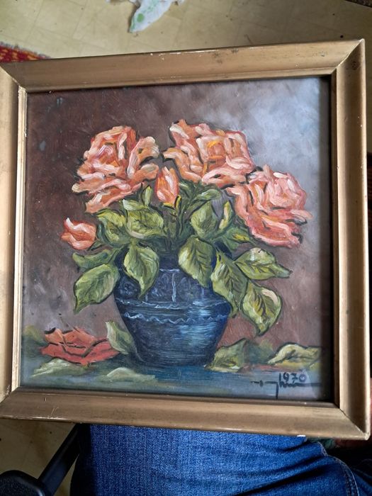 Pictura, tablou inramat semnat