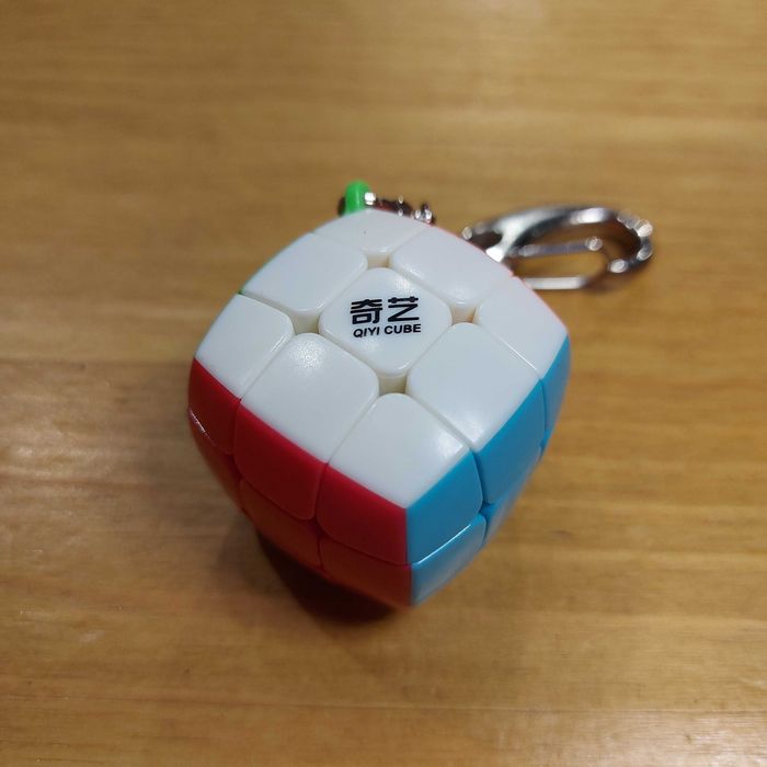 Кубик Рубика - брелок QiYi MoFangGe 3x3x3. Куб. Головоломка. Подарок.