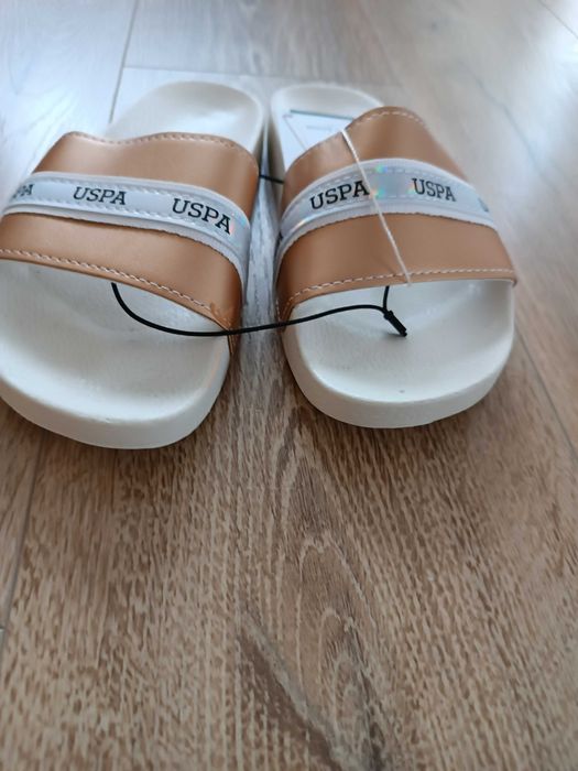 Нови дамски  оригинални чехли US Polo ASSN