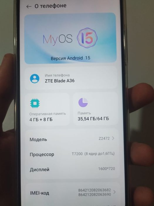 ZTE Blade A36 Идеал