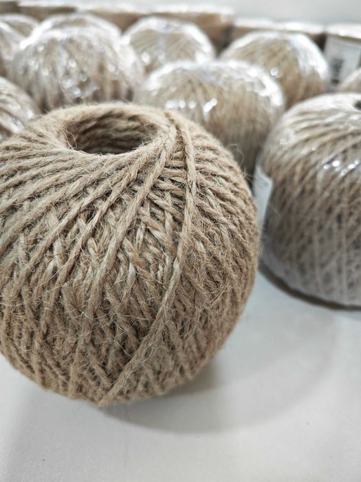 Джут для рукоделия 200м ,джутовый шпагат,Бечевка,джут двойной крутки