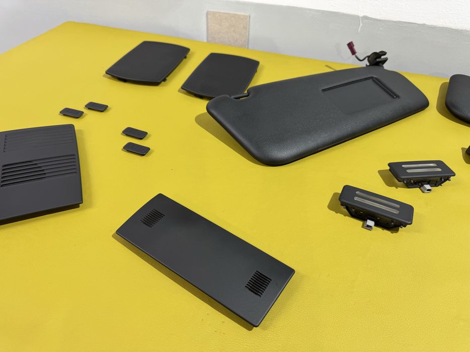 Таван, колонки и прилежащи пластмаси в алкантара е61