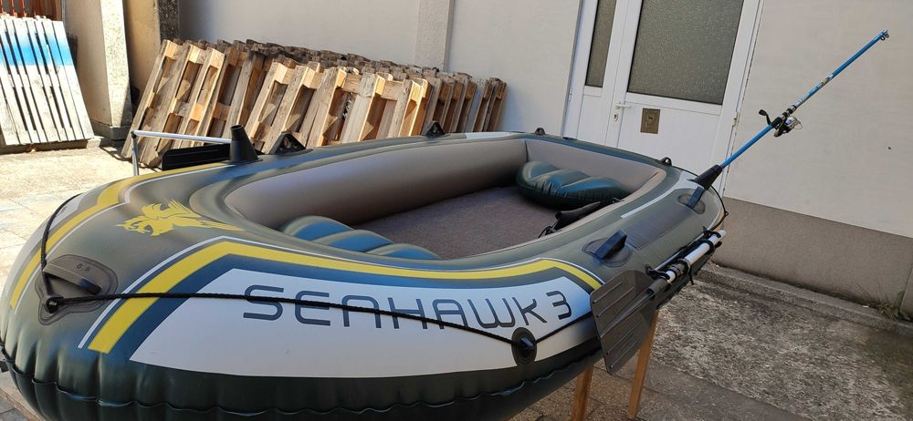 Надуваема лодка комплект INTEX Seahawk 3