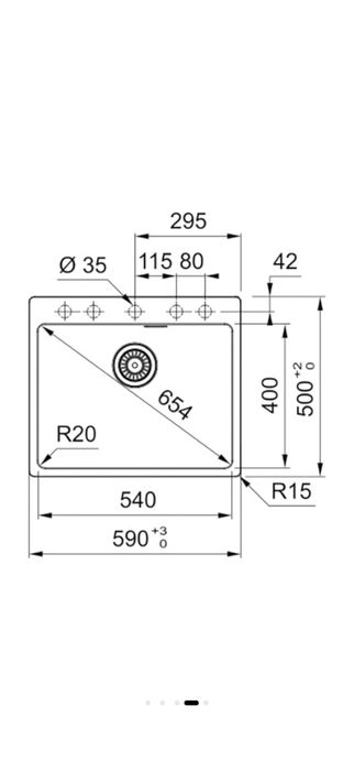 Chiuveta fragranite + Baterie Pola Franke, fragranite negru