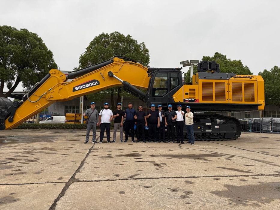 sinomach экскаватор. грейдер. каток. погрузчик