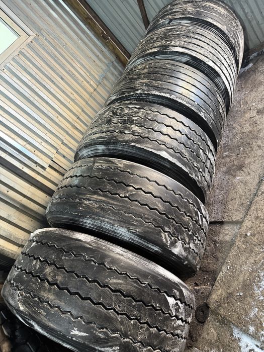 Б/у автошины 385/55/19.5 в сборе