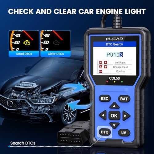 Нов OBD2 скенер за кола Mucar CDL50 диагностика двигател DTC VIN CAN Уред диагностика автомобил