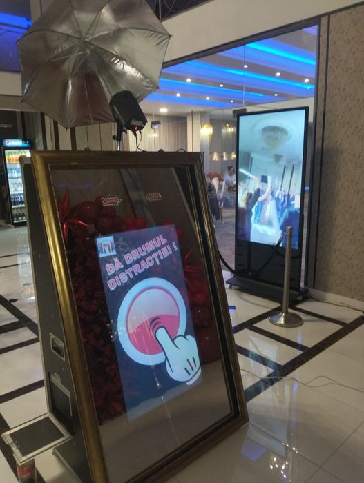 FUM greu dansul mirilor oglinda magica platforma 360 selfiel