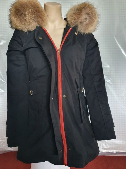 Parka guler blana naturala