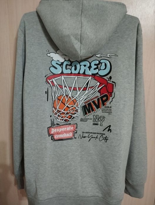 Худи тёплые с начесом на подростка до 15 лет на рост до 170 см