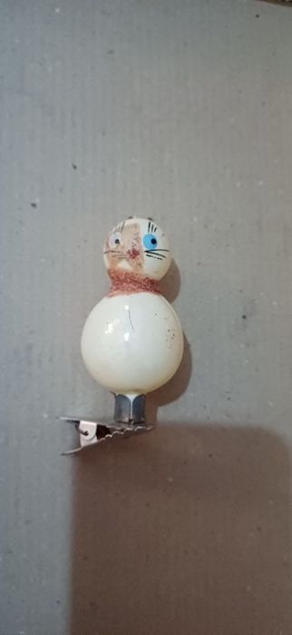 Ёлочная игрушка игрушки новогоднии СССР из стекла стекляная