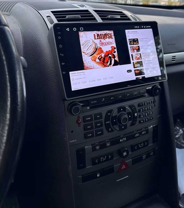 Мултимедия Android навигация за Peugeot 407