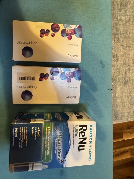 Lentile de contact -1.25 / -1.75