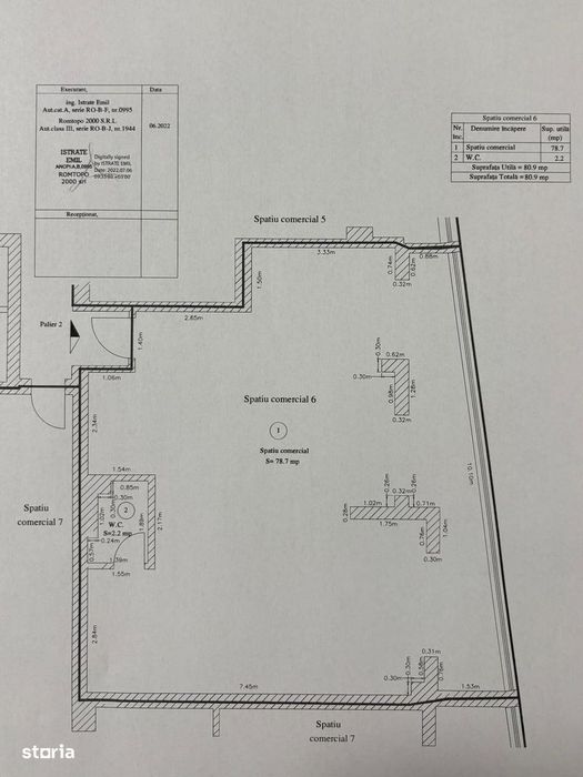 Spatiu comercial de vanzare, stradal pe Tineretului,Militari Residence