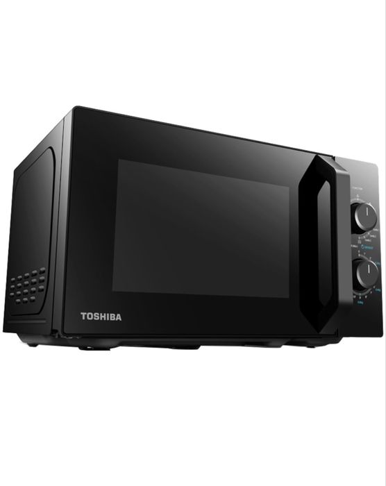Cuptor cu microunde Toshiba MW2-MG20PBK, 20 l, 800 W, Grill, 5 nivele putere, Iluminare LED, Timer, Negru