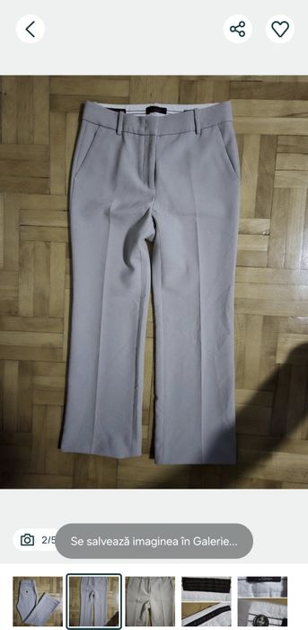Pantaloni de lux Peserico, Handmade Tailored, Made in Italy, Damă - 40