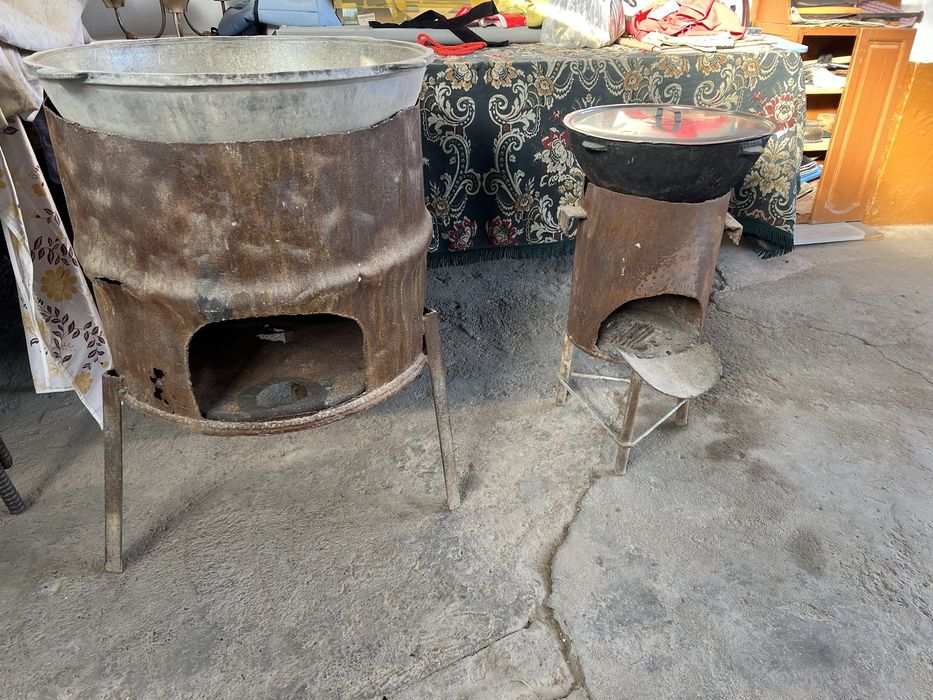 Казан с учоком, козон учок билан