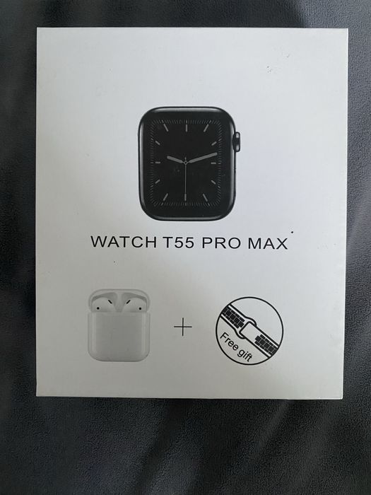 Срочно! Продам набор wath T55 PRO MAX ( смарт часы, эйрподс,ремешок)