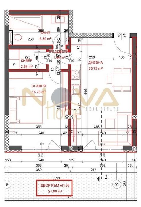 Продава се Двустаен апартамент в Варна, Възраждане 1 - 66 кв.м за 919 €/кв.м - Снимка #1