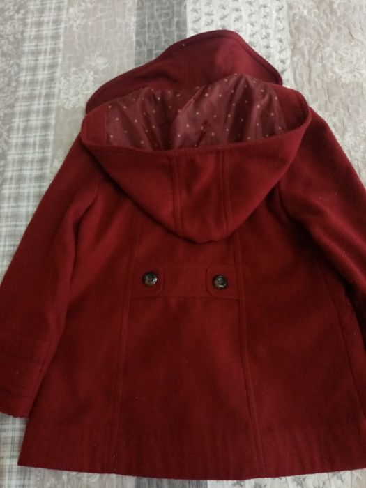 Palton vișiniu 4-5