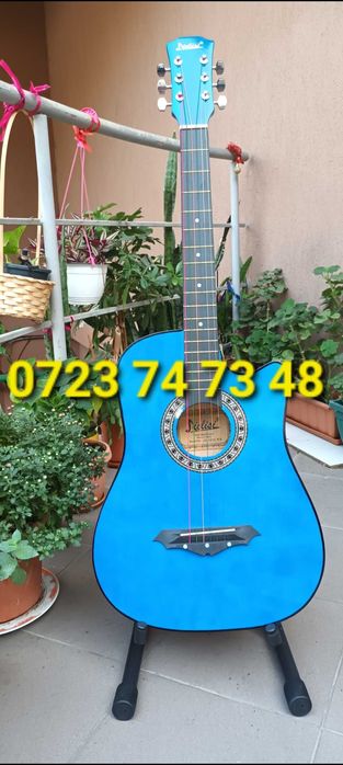 Chitara mare profesionala CADOUL PERFECT Chitara acustica corzi metal