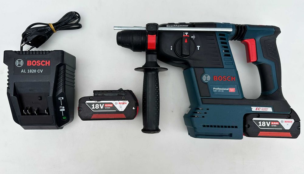 BOSCH GBH 18V-26 - Безчетков перфоратор 18V 2.6J като нов!