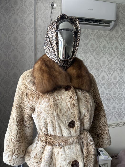 Шуба с соболем греция