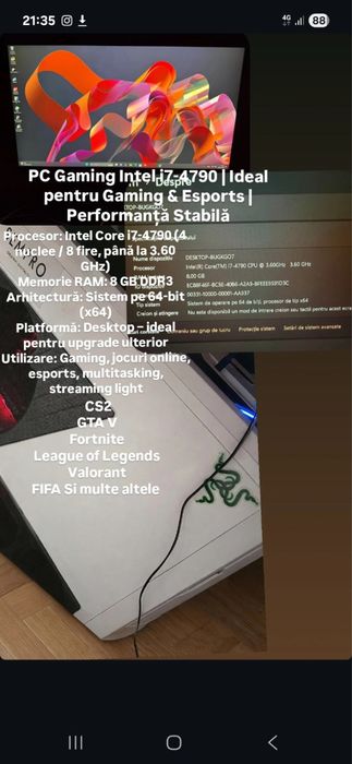 Vand unitate Gaming la un pret foarte mic.